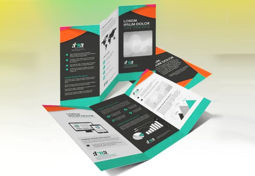 Flyers and brochures sample from DesignPrint NYC
